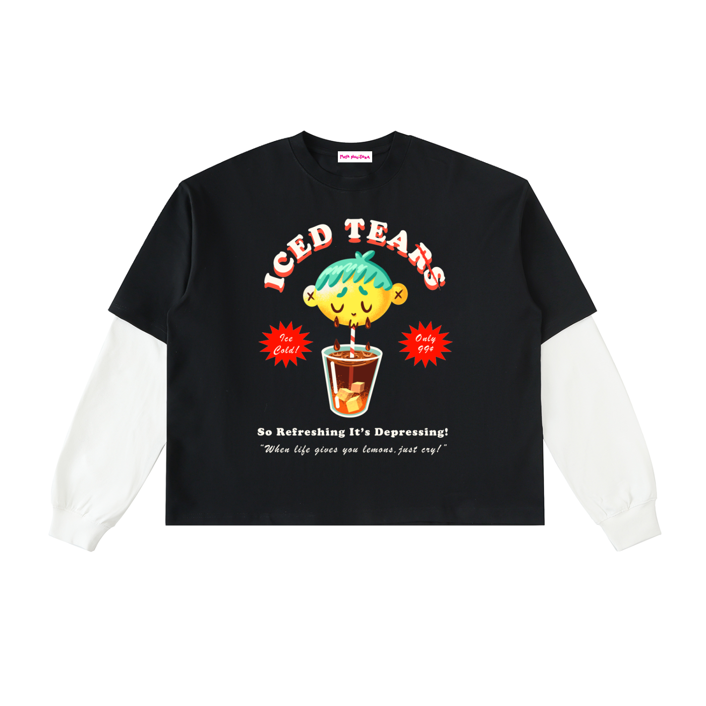 Iced Tears Layered Shirt